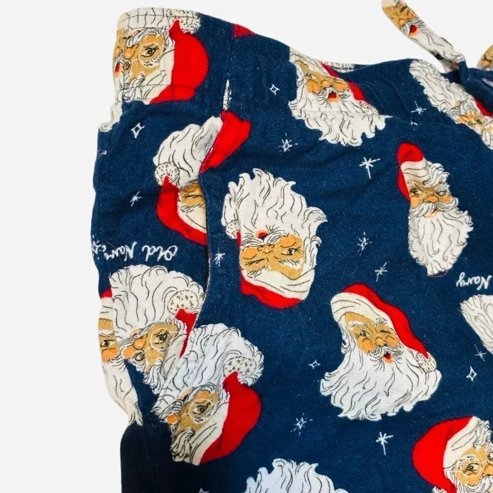 Old Navy XL Christmas Santa100% Cotton Flannel pockets Pajama Pants